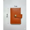 Hakiki Deri Akordiyon Cüzdan Kartlık
