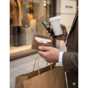 Hakiki Deri Cüzdan Kartlık