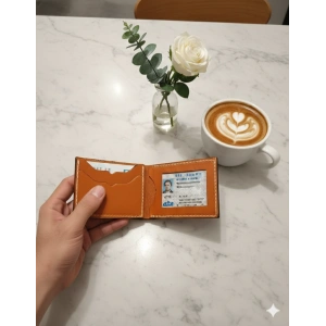 Hakiki Deri Cüzdan Katlanır Kartlık