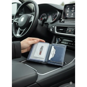 Hakiki Deri Ruhsatlık Erkek Kadın Cüzdan