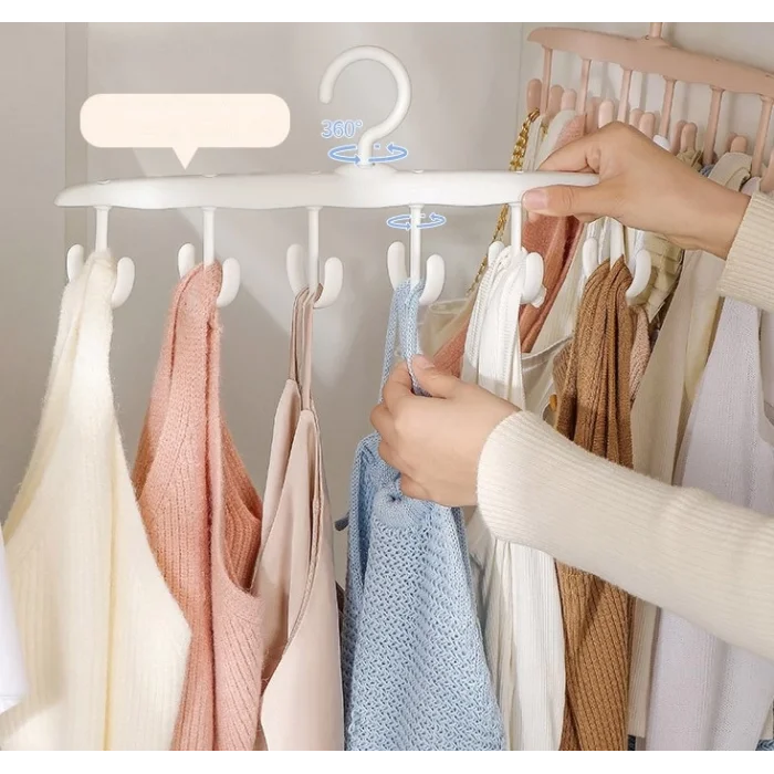 12 Kancalı Çok Amaçlı Askı Beyaz MC-712