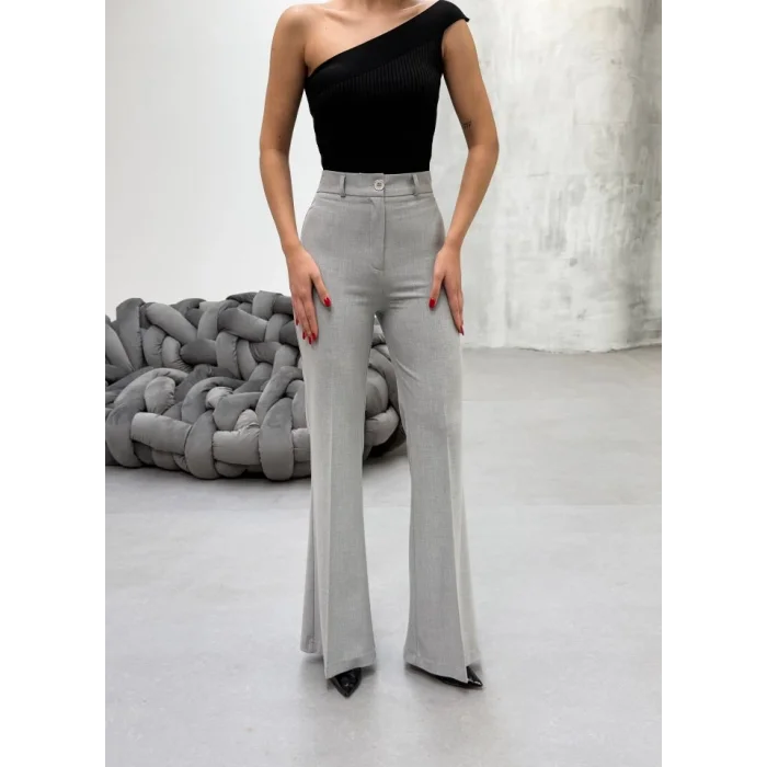 230 Gr Poly Viscose Full Lycra İspanyol Paça Pantolon