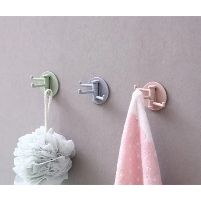 3 Kancalı Çok Amaçlı Plastik Askı