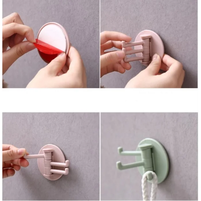 3 Kancalı Çok Amaçlı Plastik Askı