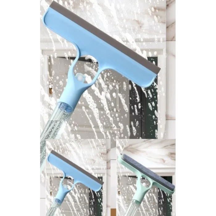 4 in 1 Spreyli Çek Çekli Camsil ve Fırça Aparatı