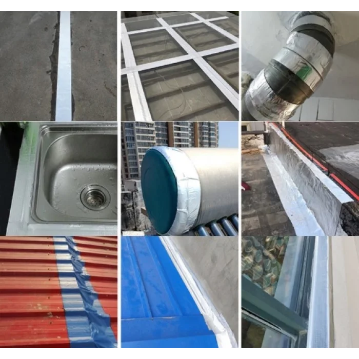 5 metre x 10cm Çamur Bant Alüminyum İzolasyon Tamir Çatlak Bantı