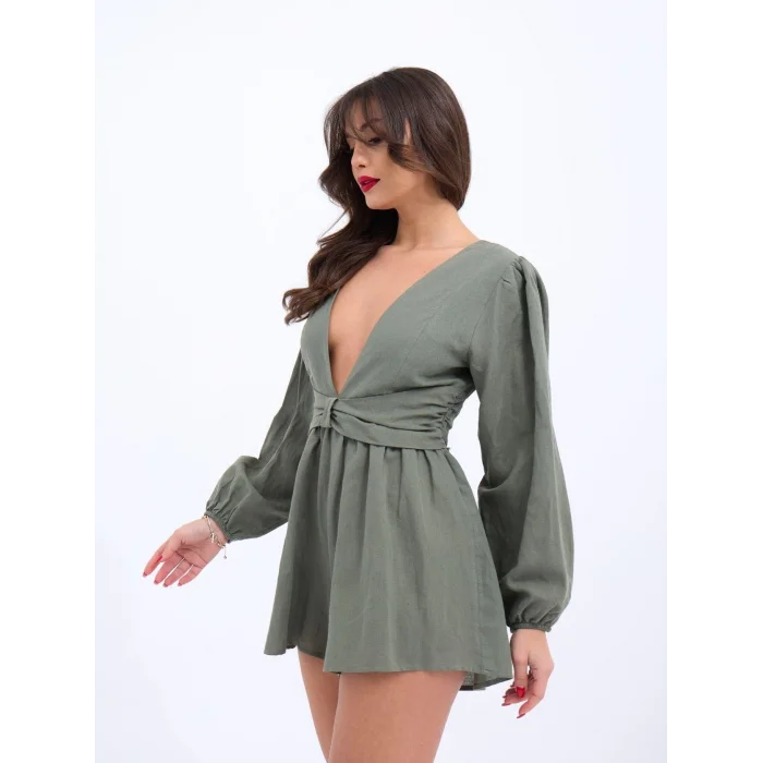 6528 TULUM ELBİSE-HAKİ