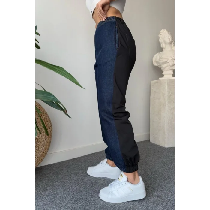 6627 KOT PANTOLON-MAVİ