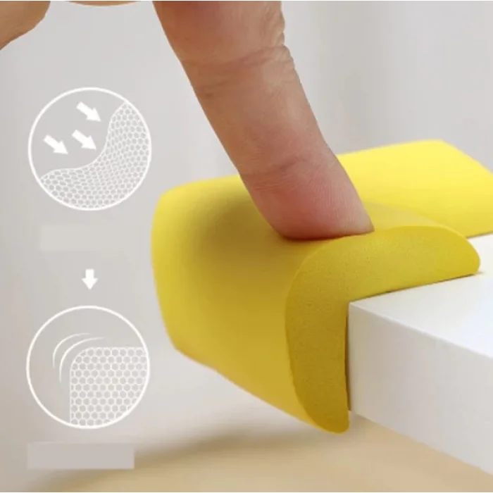 8 li Kauçuk Çocuk Koruyucu Sünger Köşe Koruyucu