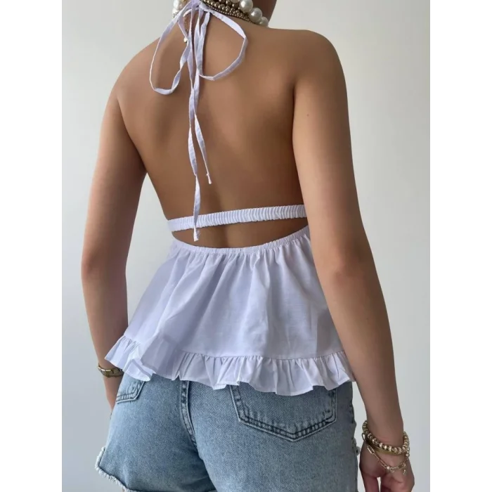 Agnes Sırt Detay Bluz