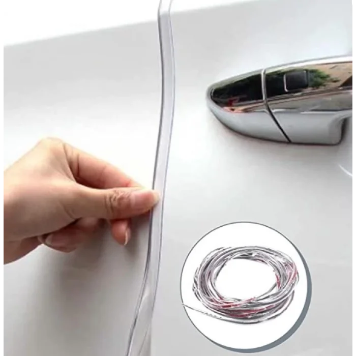 Araba Kapı Kenar Koruma Fitili Şeffaf 5 metre