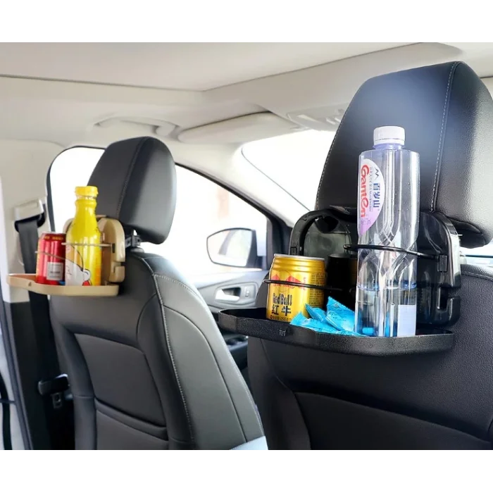 Araba Koltuğu Arkası Katlanabilir Portatif Tepsi