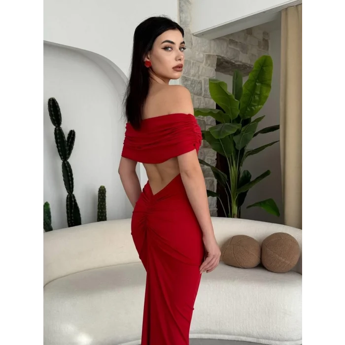 Athena Sırt DekolteliElbise