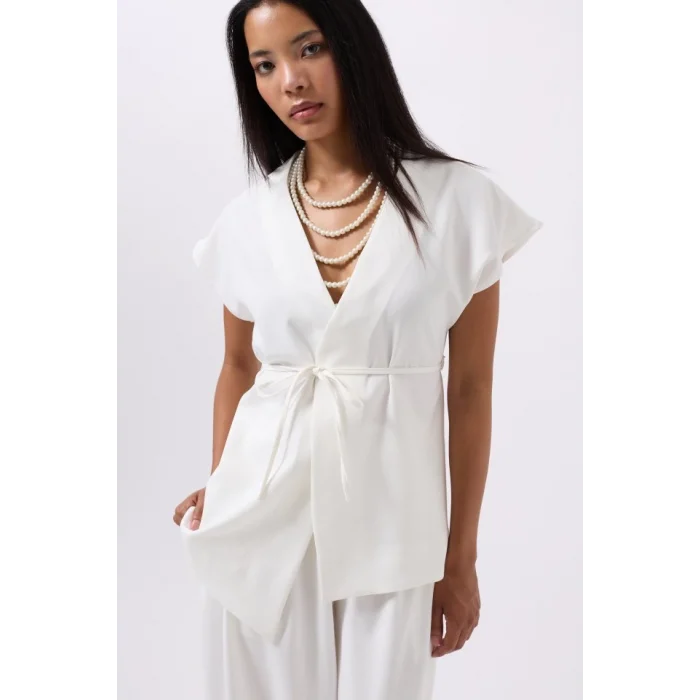 Bağcık Detay Yelek