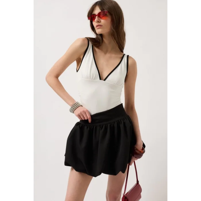 Balon Detay Mini Etek