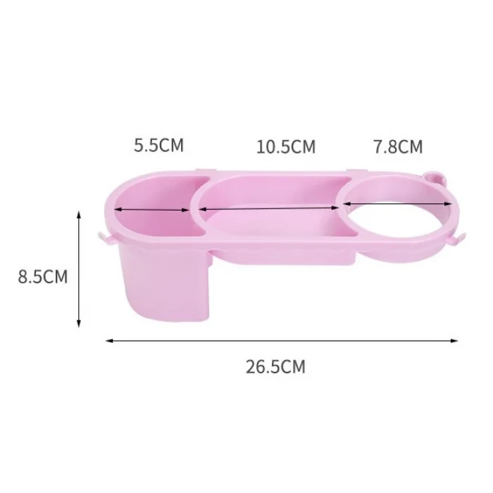 Banyo Organizer Raf ve Fön Makinası Askısı