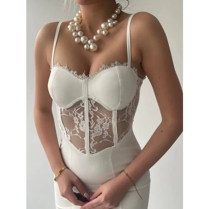 Begonia İp Askılı Elbise