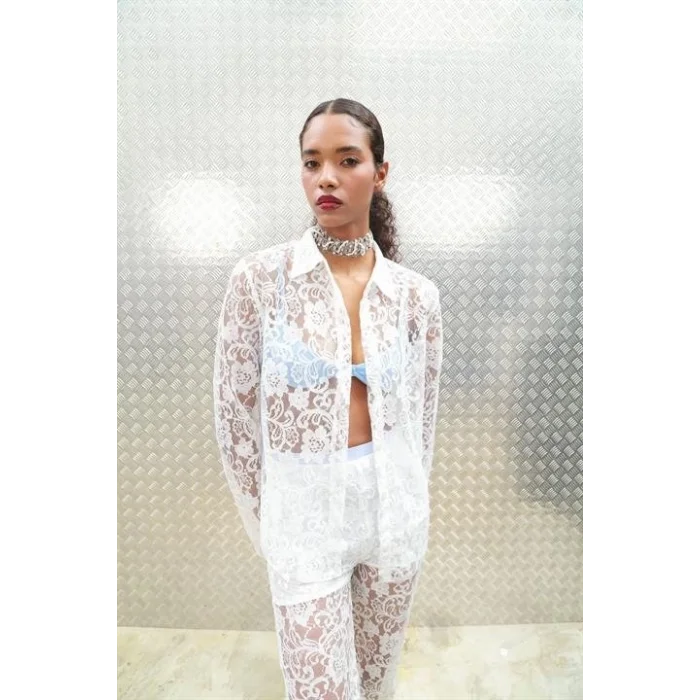 Beluga Dantel Pantolon Takım 9589-08