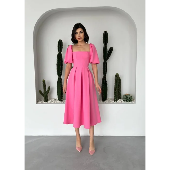 Benjamin Çan Etekli Midi Boy Elbise