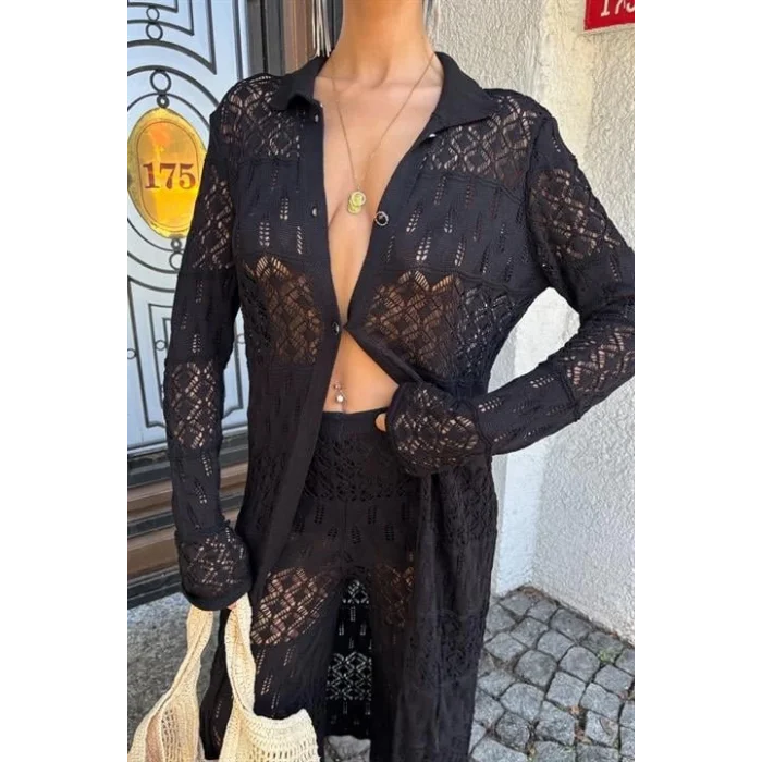 Bridget Ajurlu Uzun Hırka Takım 9881