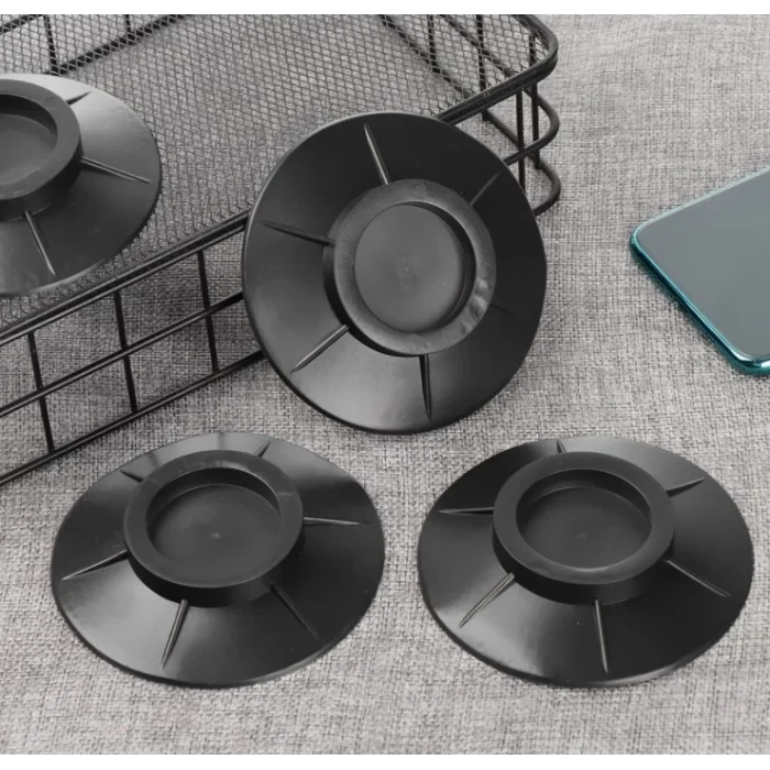 Çamaşır Makinesi Titreşim Engelleyici Stoper SİYAH 4lü Set