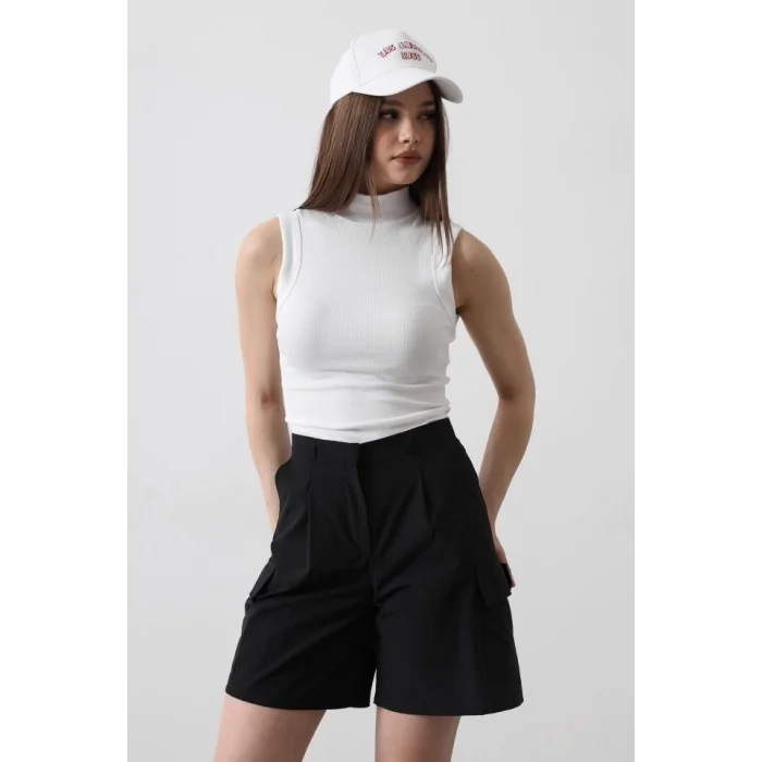 Cargo Cepli Şort - Siyah