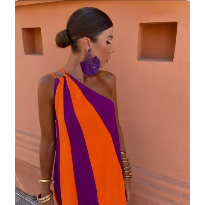 ÇİFT RENKLİ ELBİSE