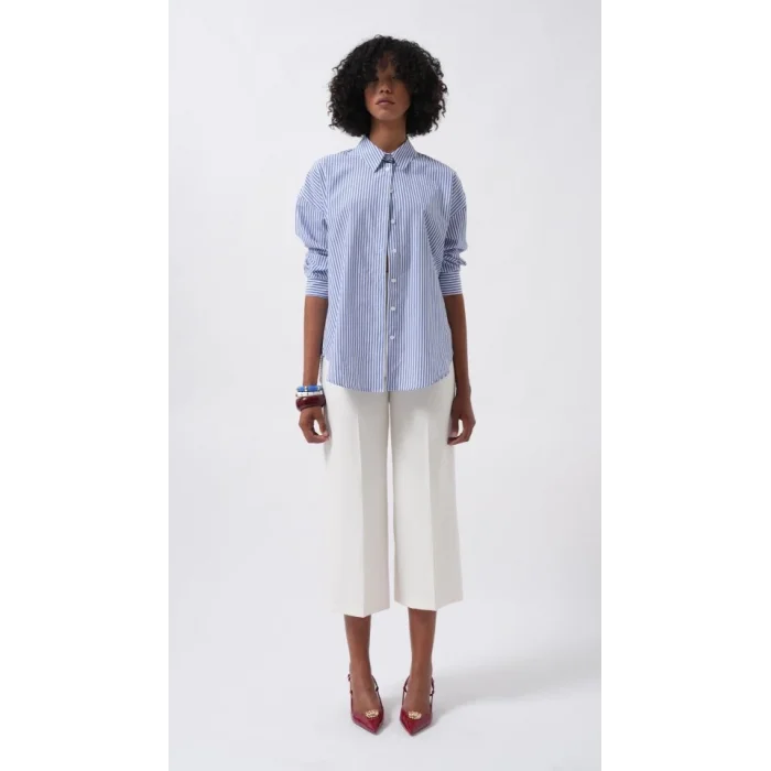 Çizgili Basic Gömlek