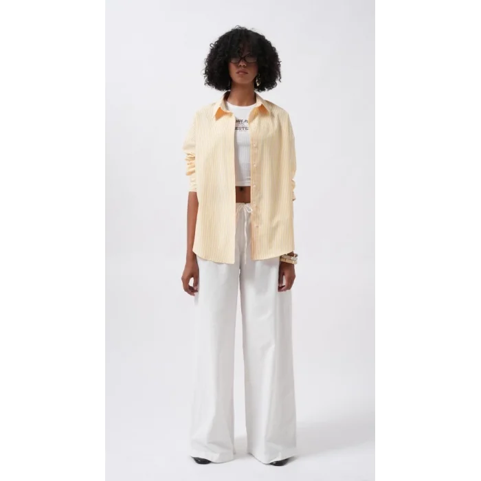 Çizgili Basic Gömlek