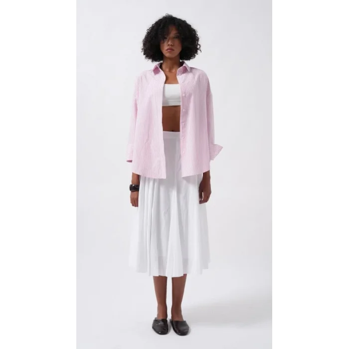 Çizgili Basic Gömlek