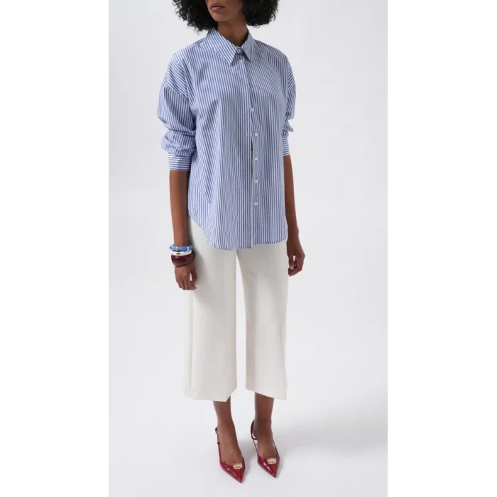 Çizgili Basic Gömlek