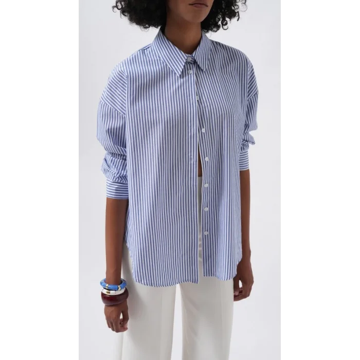 Çizgili Basic Gömlek