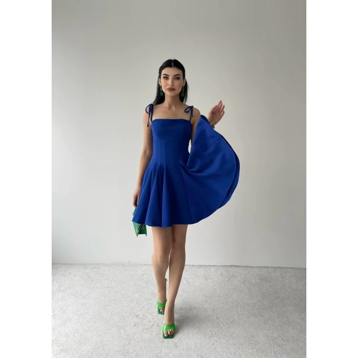 Clara Askılı Mini Elbise