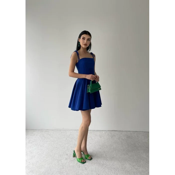 Clara Askılı Mini Elbise