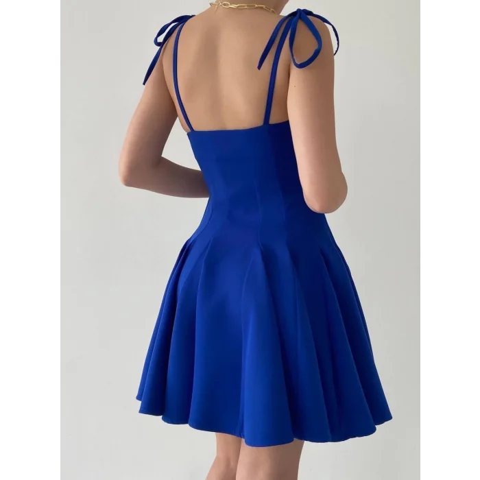 Clara Askılı Mini Elbise