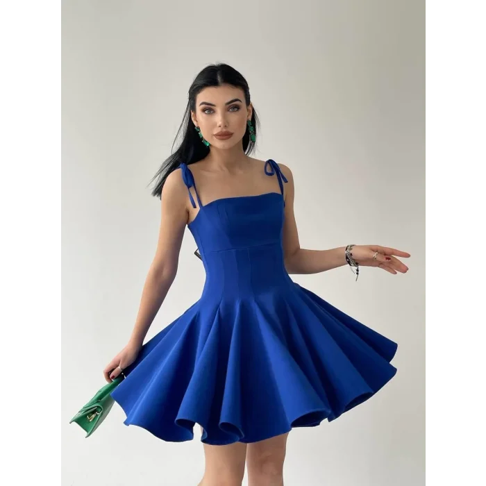 Clara Askılı Mini Elbise