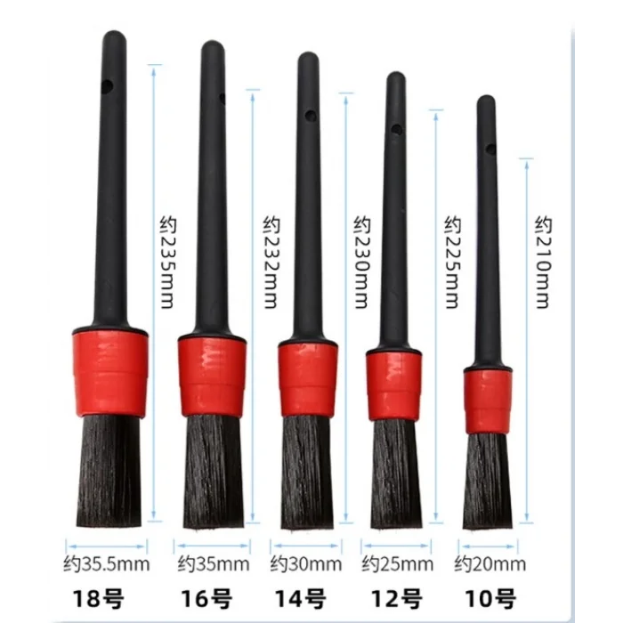 CM-561 Araba Temizlik Detay Fırçası 5li Set