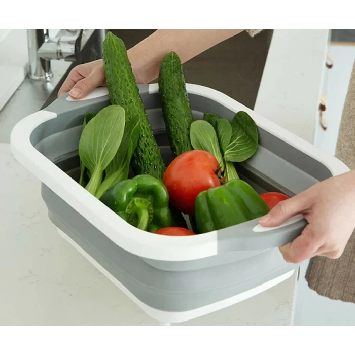 Çok Amaçlı Kesme Tahtası ve Sepet