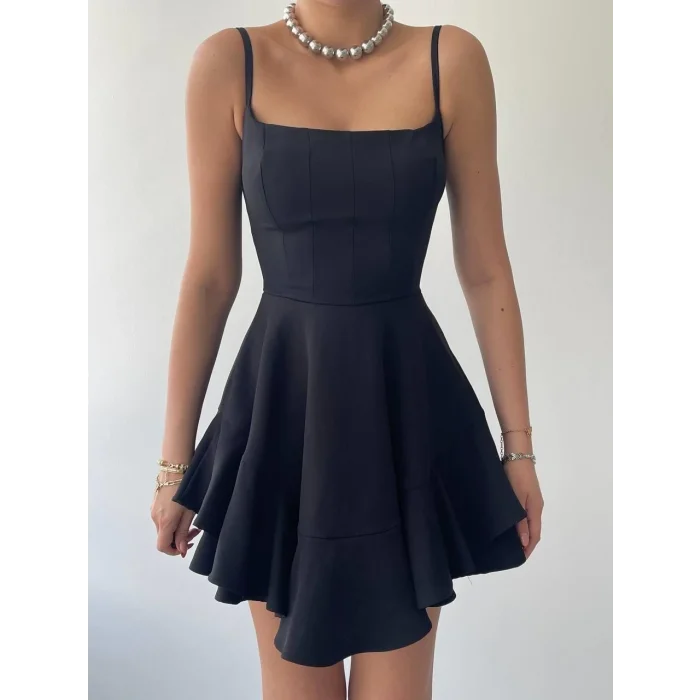 Common İp Askılı Elbise