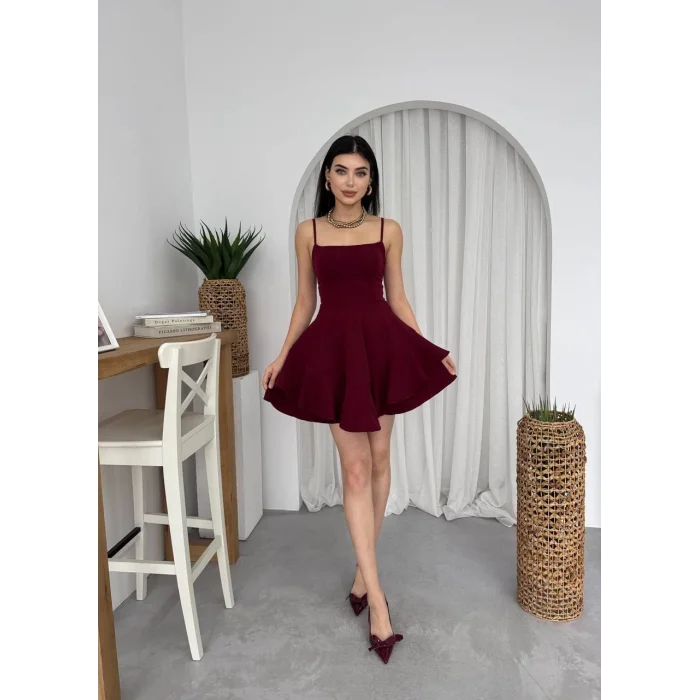 Common İp Askılı Elbise