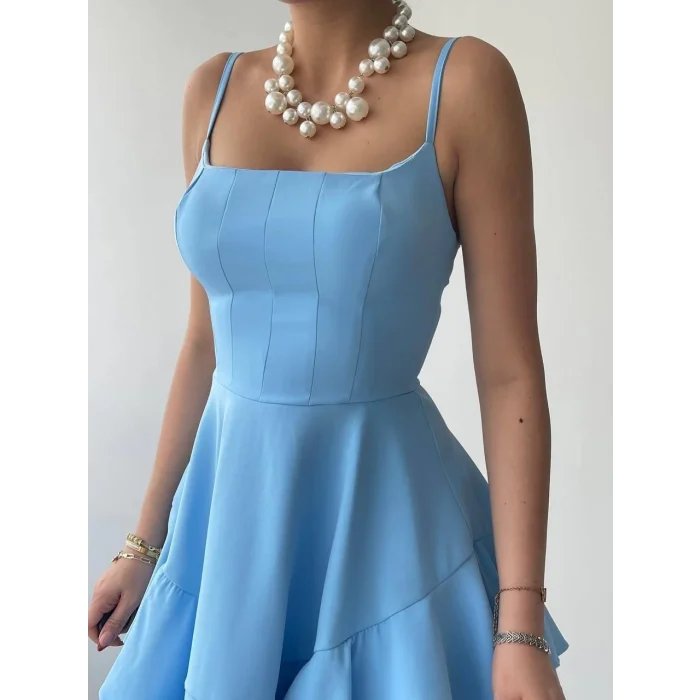 Common İp Askılı Elbise