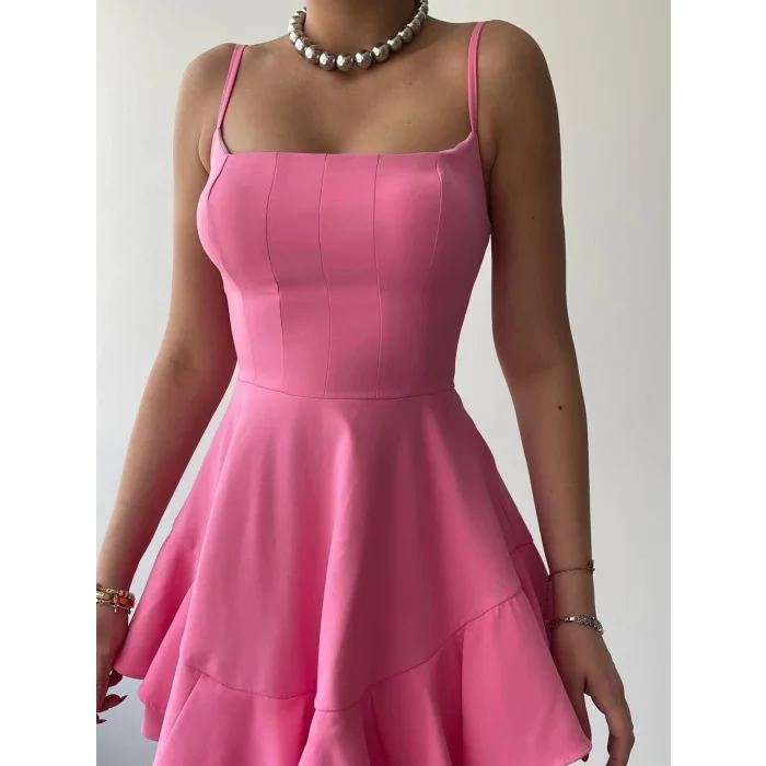 Common İp Askılı Elbise