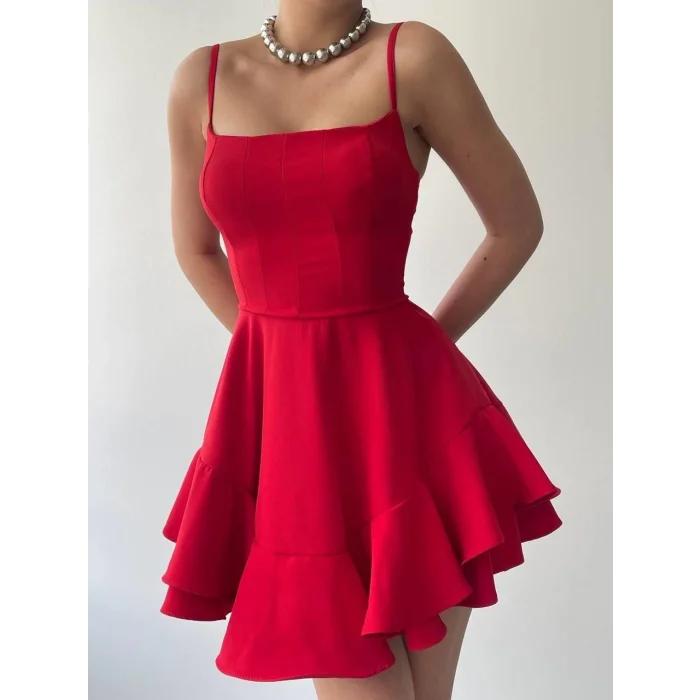 Common İp Askılı Elbise