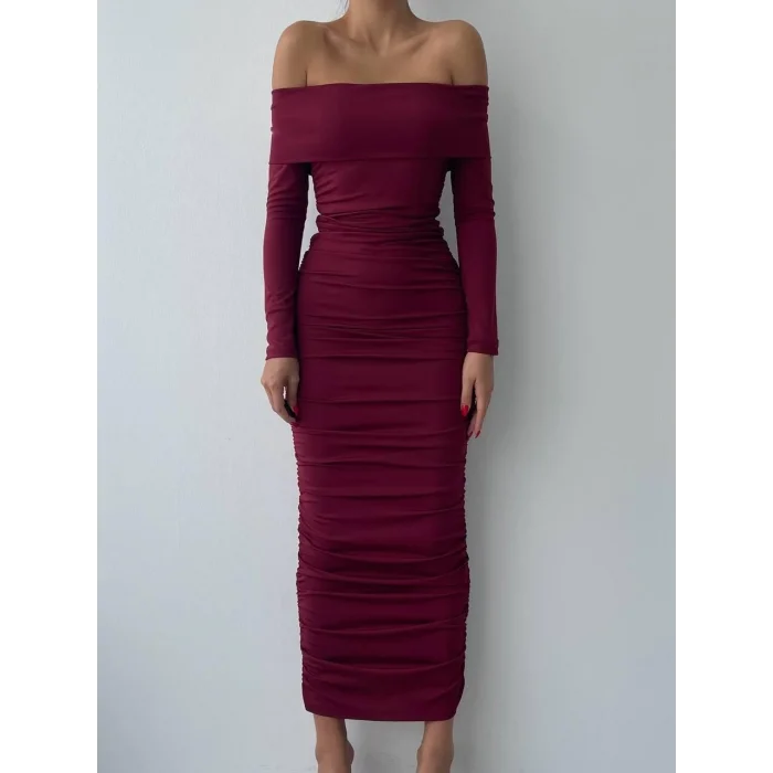 Dakota Drapeli Elbise