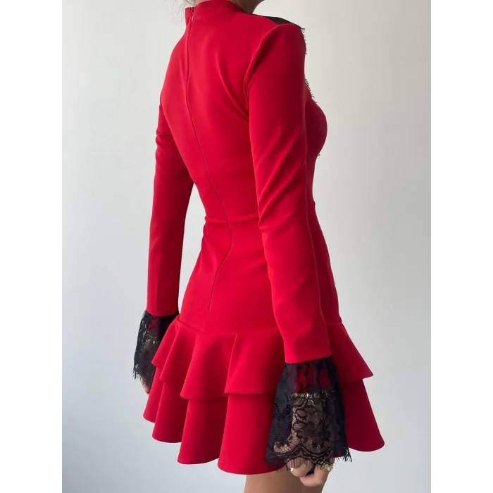 Danya Dantel Mini Elbise