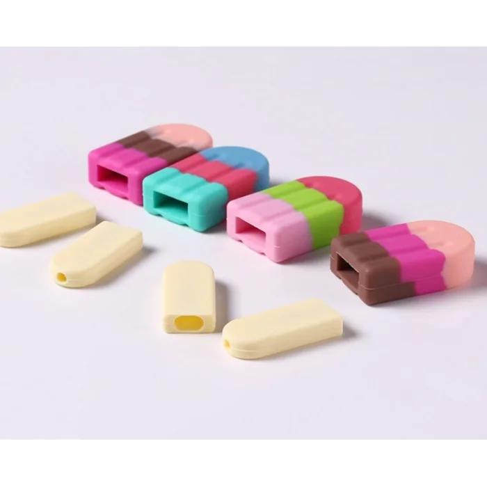 Dondurma Tasarımlı Şarj Kablosu Koruyucu