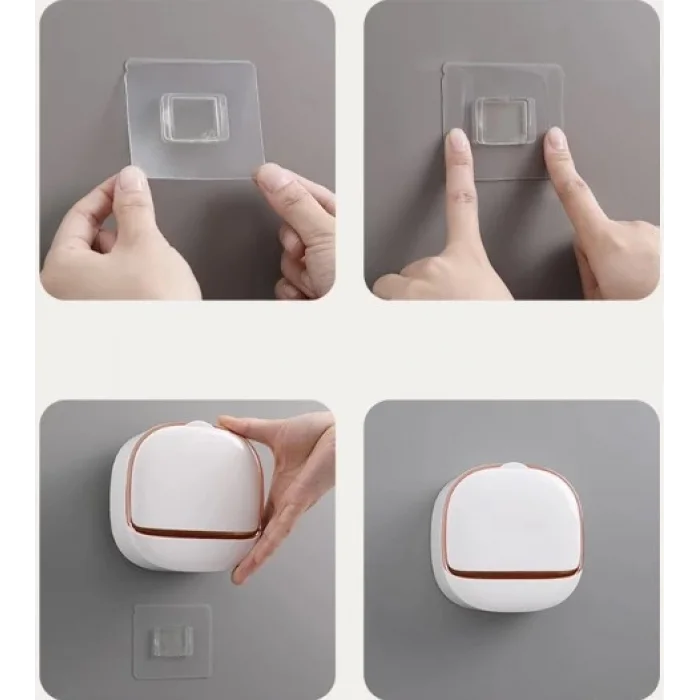 Drenaj Hazneli Kapaklı Katı Sabunluk