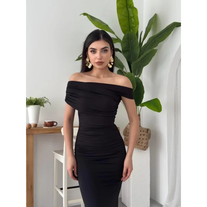 Dron Straplez Elbise