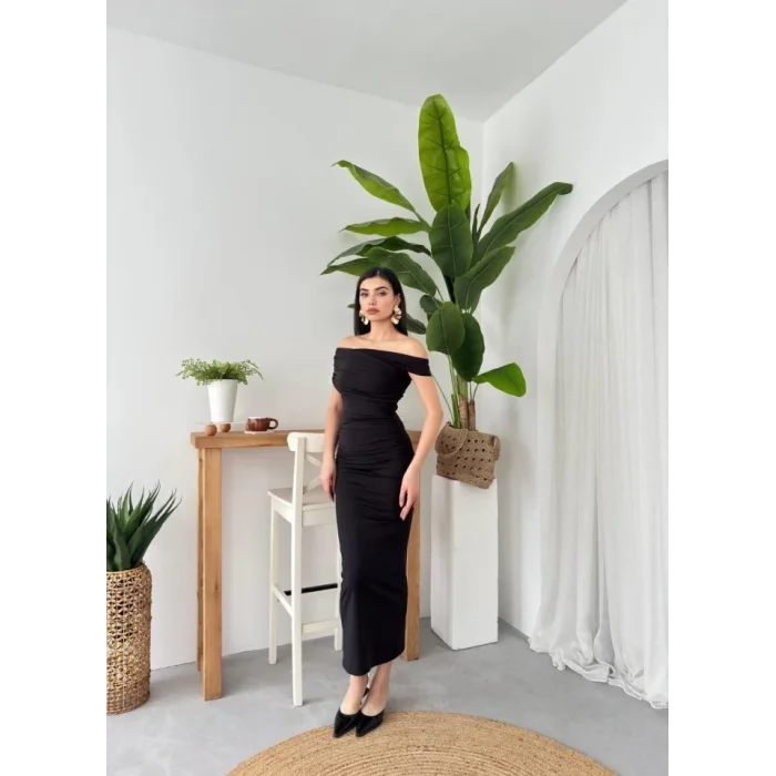 Dron Straplez Elbise