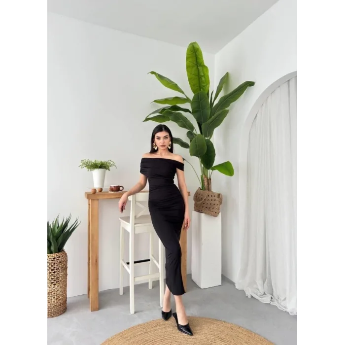 Dron Straplez Elbise